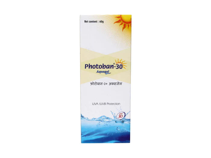 Photoban-30 Aquagel Sunscreen SPF 30+ 60G