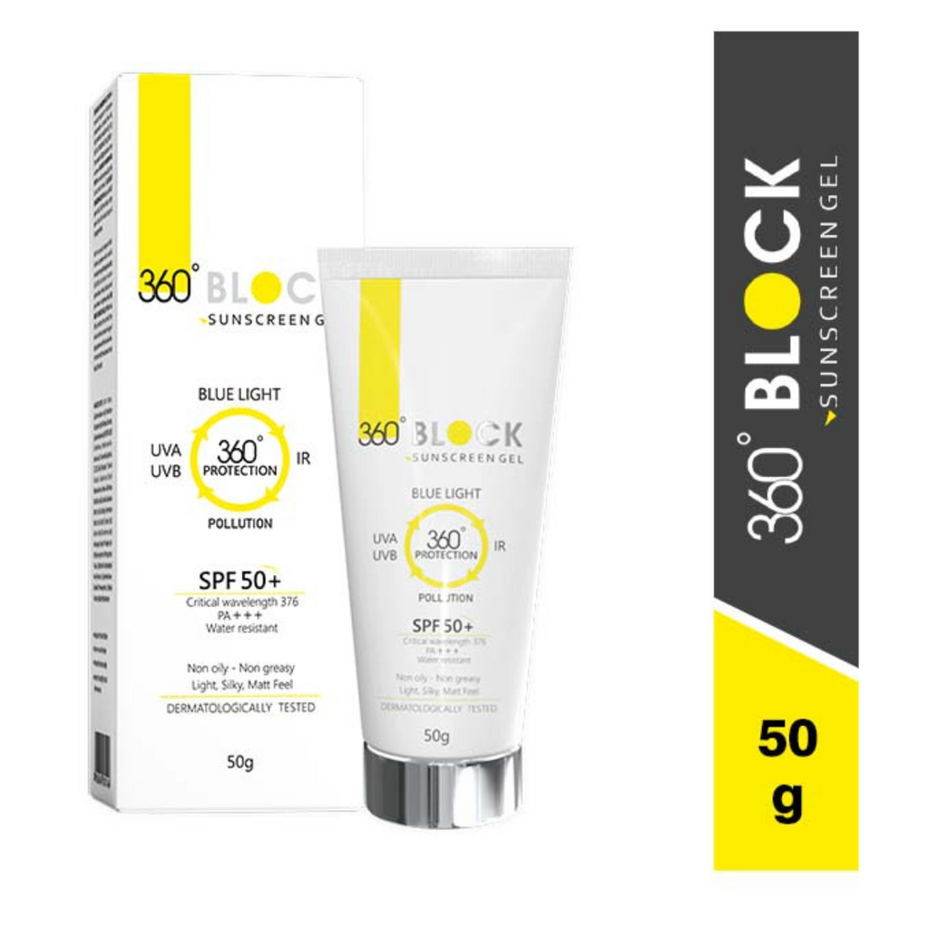 360 Block Sunscreen Gel SPF 50+ 50g