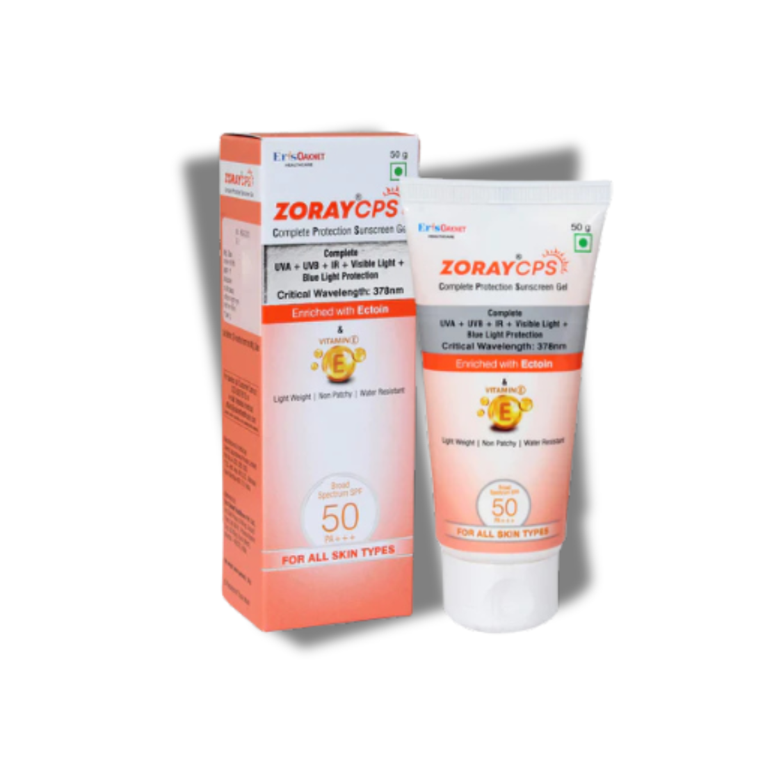 Zoray CPS Sunscreen Gel SPF50 50G