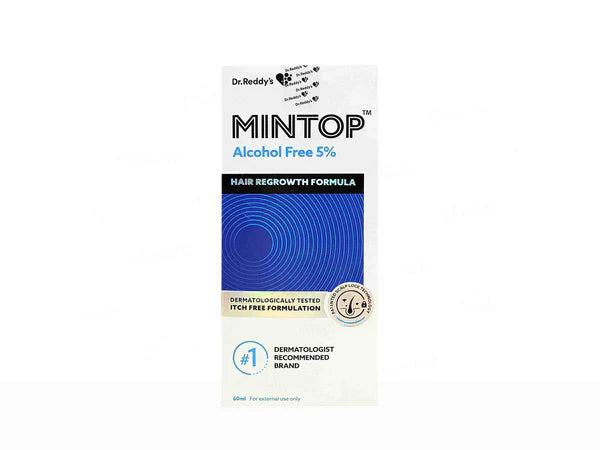 Mintop Alcohol free 5% Hair Regrowth Solution 60ML