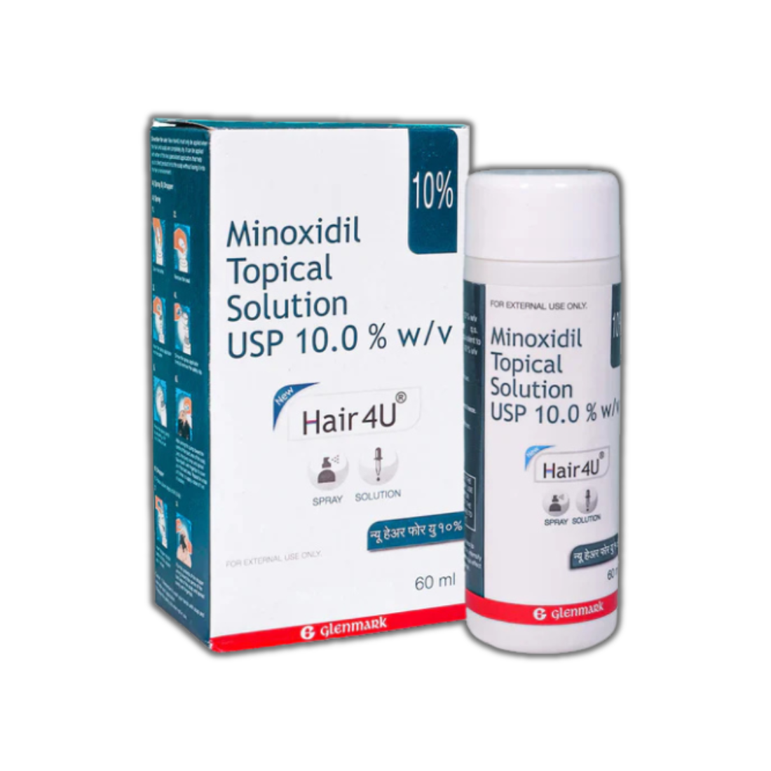 Hair 4u 10% Solution 60ml