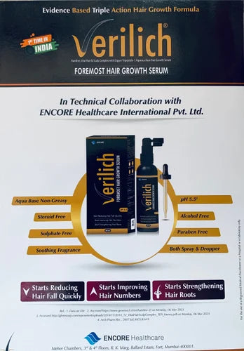 Verilich Foremost Hair Growth Serum 60ml