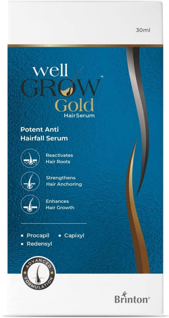 Well Grow Gold Anti-Hairfall Hair Serum 60ml