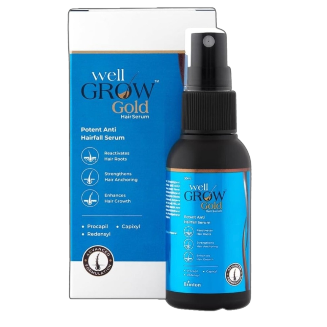 Well Grow Gold Anti-Hairfall Hair Serum 30ml
