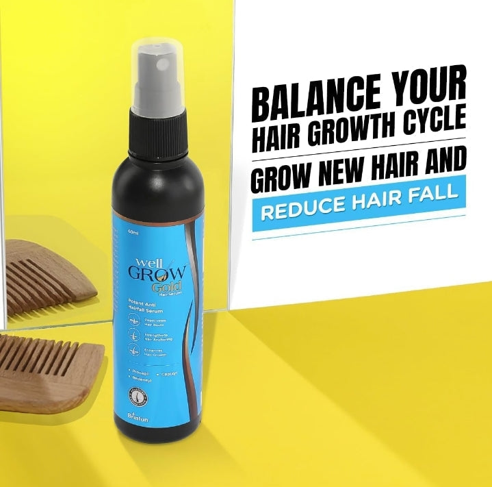 Well Grow Gold Anti-Hairfall Hair Serum 60ml